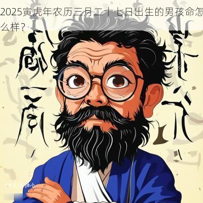 2025寅蛇年农历三月二十七日出生的男孩命怎么样？