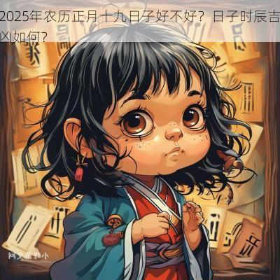 2025年农历正月十九日子好不好？日子时辰吉凶如何？