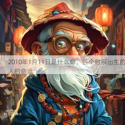 2010年1月11日是什么命，各个时辰出生的人的命运