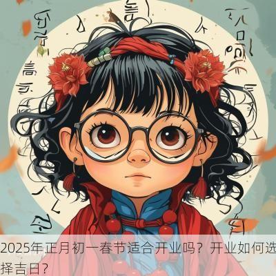 2025年正月初一春节适合开业吗？开业如何选择吉日？