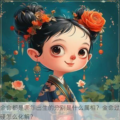 金命都是哪年出生的分别是什么属相？金命过硬怎么化解？