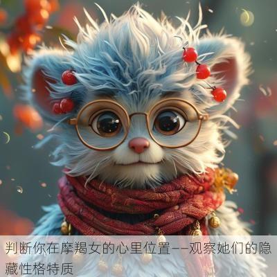 判断你在摩羯女的心里位置——观察她们的隐藏性格特质
