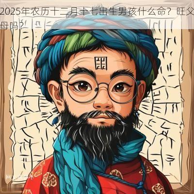 2025年农历十二月十七出生男孩什么命？旺父母吗？