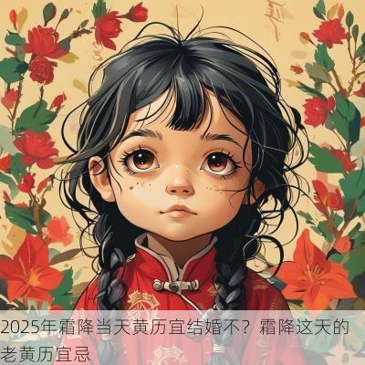 2025年霜降当天黄历宜结婚不？霜降这天的老黄历宜忌
