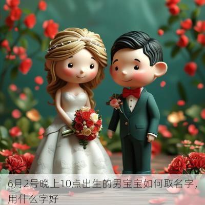 6月2号晚上10点出生的男宝宝如何取名字，用什么字好