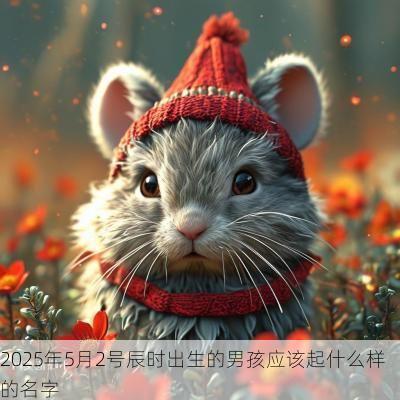 2025年5月2号辰时出生的男孩应该起什么样的名字