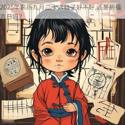 2025年农历九月二十六日子好不好,还是祈福吉日吗？