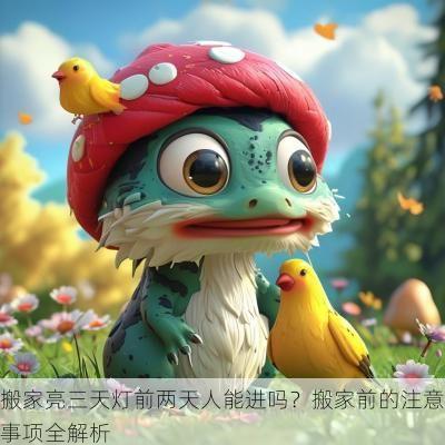 搬家亮三天灯前两天人能进吗？搬家前的注意事项全解析