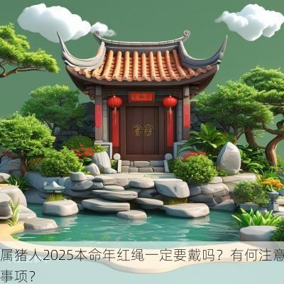 属猪人2025本命年红绳一定要戴吗？有何注意事项？