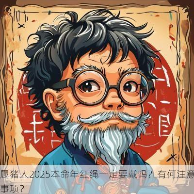 属猪人2025本命年红绳一定要戴吗？有何注意事项？