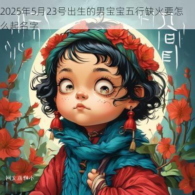 2025年5月23号出生的男宝宝五行缺火要怎么起名字