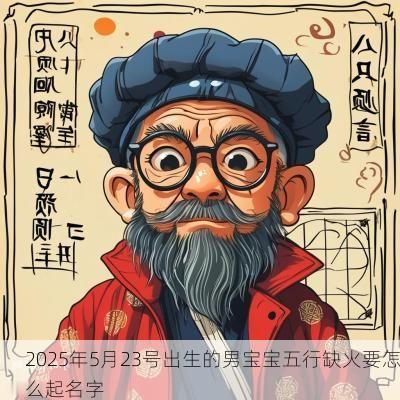 2025年5月23号出生的男宝宝五行缺火要怎么起名字