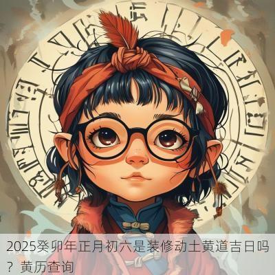 2025癸卯年正月初六是装修动土黄道吉日吗？黄历查询