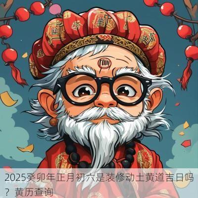 2025癸卯年正月初六是装修动土黄道吉日吗？黄历查询
