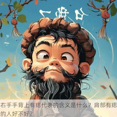 右手手背上有痣代表的含义是什么？肩部有痣的人好不好？