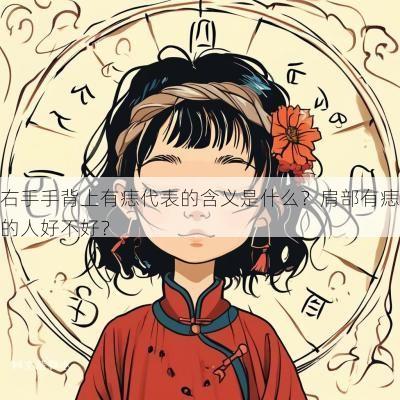 右手手背上有痣代表的含义是什么？肩部有痣的人好不好？