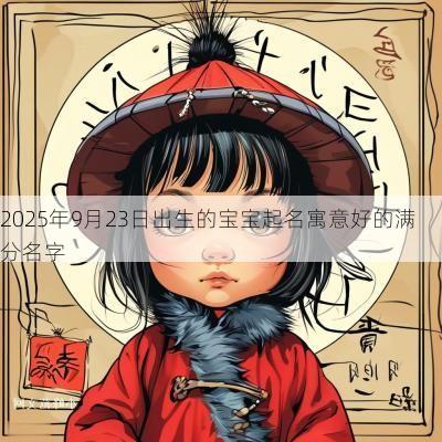 2025年9月23日出生的宝宝起名寓意好的满分名字