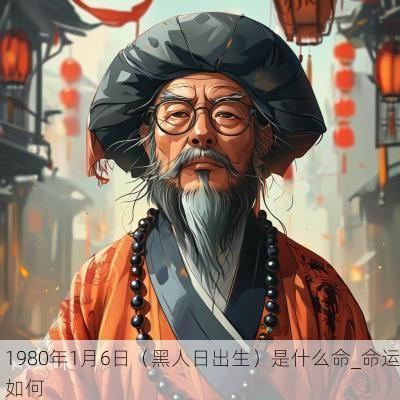1980年1月6日（黑人日出生）是什么命_命运如何