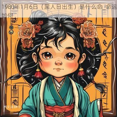 1980年1月6日（黑人日出生）是什么命_命运如何