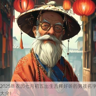 2025年农历七月初五出生吉祥好听的男孩名字大全！
