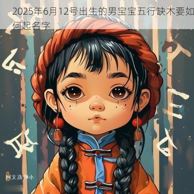 2025年6月12号出生的男宝宝五行缺木要如何起名字