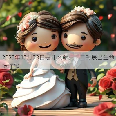 2025年12月23日是什么命，十二时辰出生命运详解