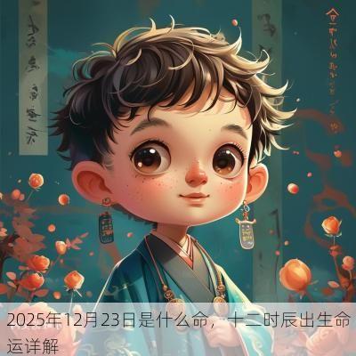2025年12月23日是什么命，十二时辰出生命运详解