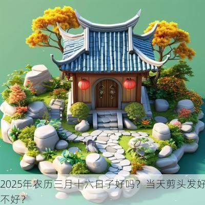 2025年农历三月十六日子好吗？当天剪头发好不好？