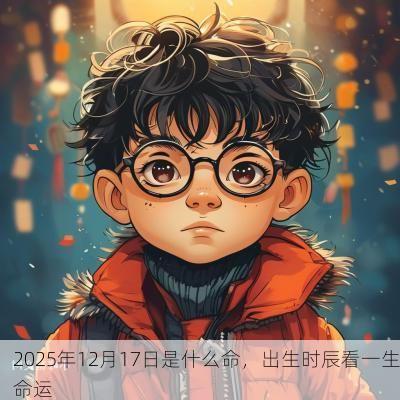 2025年12月17日是什么命，出生时辰看一生命运
