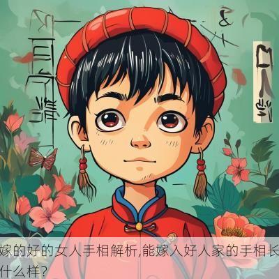 嫁的好的女人手相解析,能嫁入好人家的手相长什么样？