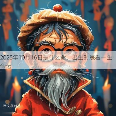 2025年10月16日是什么命，出生时辰看一生命运