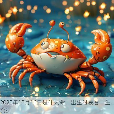 2025年10月16日是什么命，出生时辰看一生命运