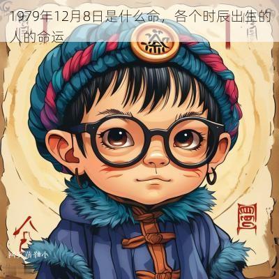 1979年12月8日是什么命，各个时辰出生的人的命运