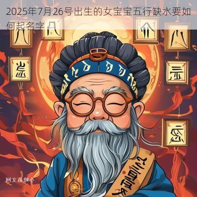 2025年7月26号出生的女宝宝五行缺水要如何起名字