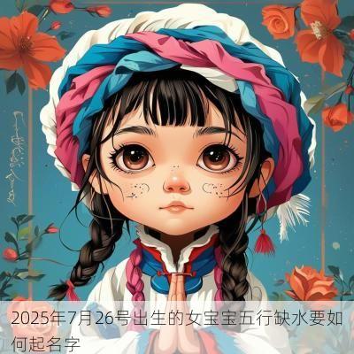 2025年7月26号出生的女宝宝五行缺水要如何起名字