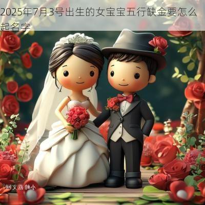 2025年7月3号出生的女宝宝五行缺金要怎么起名字