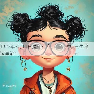1977年5月11日是什么命，十二时辰出生命运详解