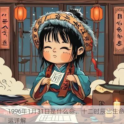 1996年1月31日是什么命，十二时辰出生命运详解