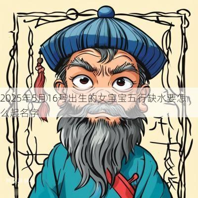 2025年5月16号出生的女宝宝五行缺水要怎么起名字