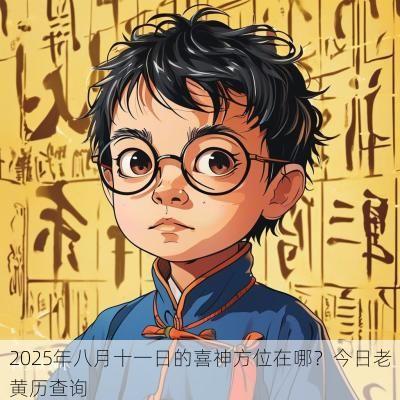 2025年八月十一日的喜神方位在哪？今日老黄历查询