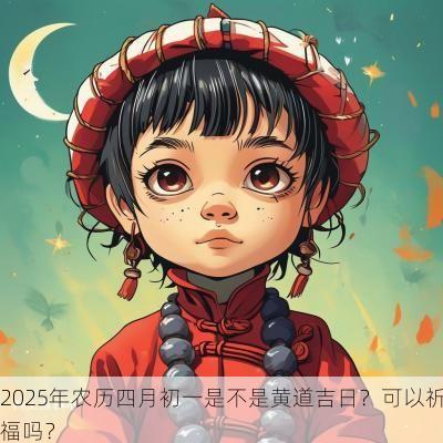 2025年农历四月初一是不是黄道吉日？可以祈福吗？