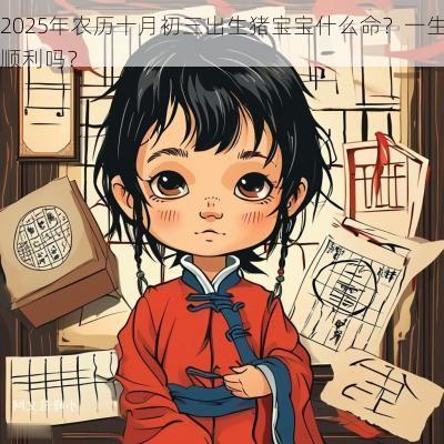 2025年农历十月初三出生猪宝宝什么命？一生顺利吗？
