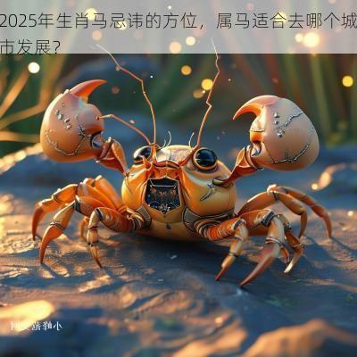 2025年生肖马忌讳的方位，属马适合去哪个城市发展？