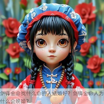 剑锋金命找什么命的人结婚好？剑锋金命人为什么会晚婚？