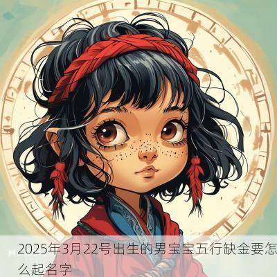 2025年3月22号出生的男宝宝五行缺金要怎么起名字