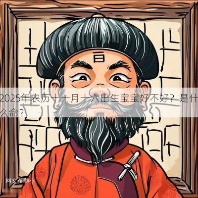 2025年农历十一月十六出生宝宝好不好？是什么命？