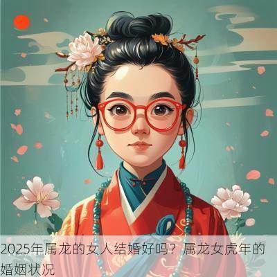 2025年属龙的女人结婚好吗？属龙女蛇年的婚姻状况