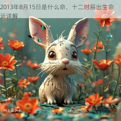 2013年8月15日是什么命，十二时辰出生命运详解