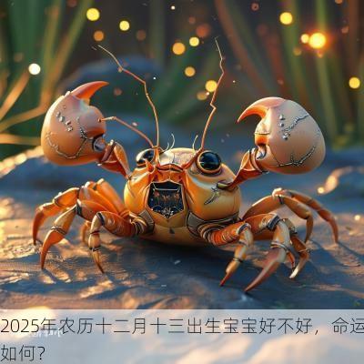 2025年农历十二月十三出生宝宝好不好，命运如何？