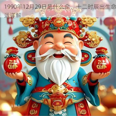 1990年12月29日是什么命，十二时辰出生命运详解